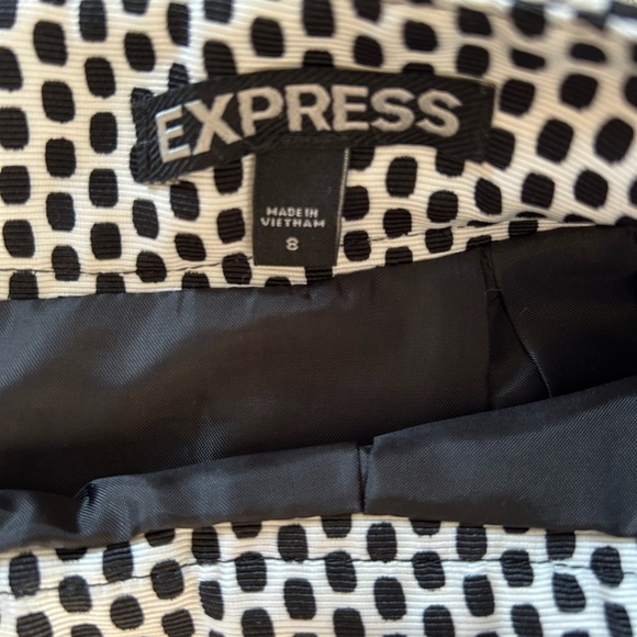 Express Black A-line Mini Skirt - Picture 2 of 5
